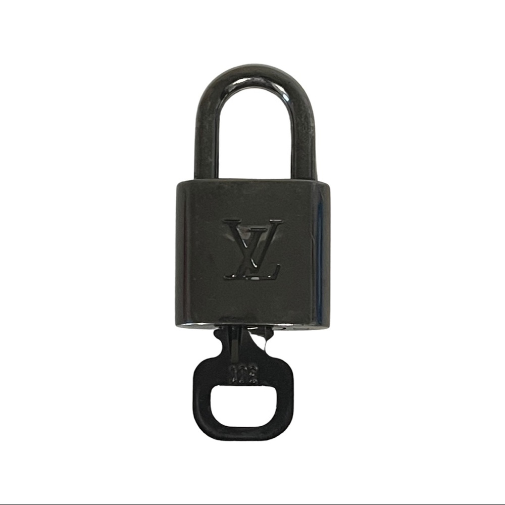 Louis Vuitton Metallic Black Padlock